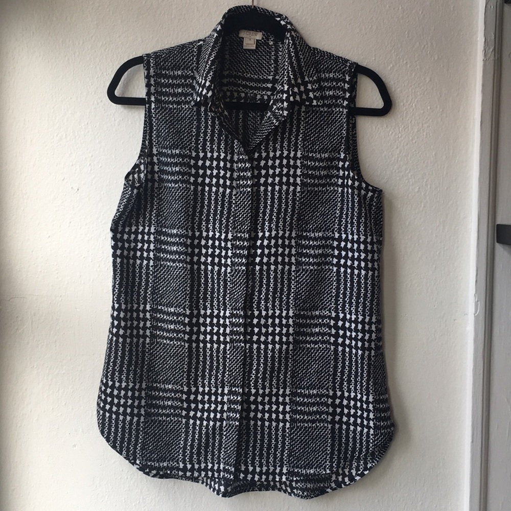 J crew sleeveless top